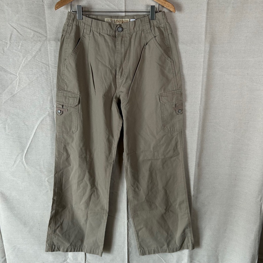 Cabelas Casuals Womens Khaki Ripstop Cargo Pants Size 10 Tan‎ Outdoor Hiking